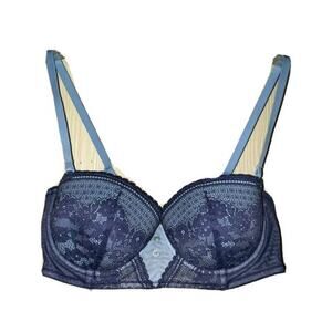 Adore Me Bra 34C Push Up Extra Padded Add a Cup Size Underwire Cottagecore Lace